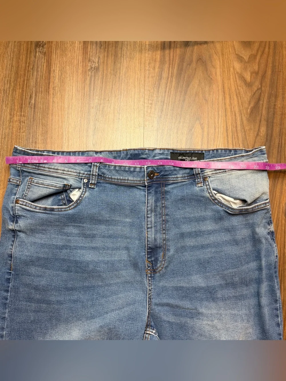 The Perfect Jean TPJ Athletic Fit Light Medium Blue Wash Stretch Jeans Men’s 44